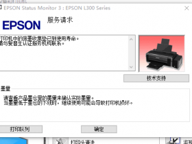 爱普生L303 L360 L383 L313 L380打印机L363废墨在线远程清零软件