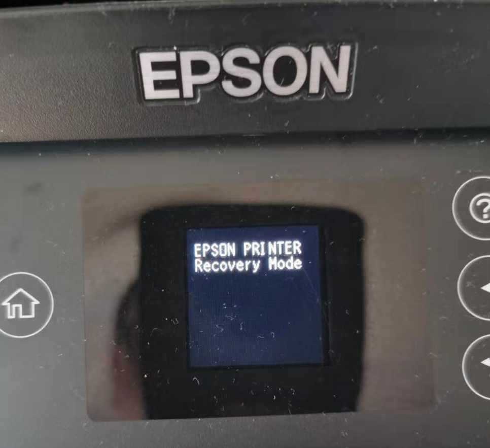 爱普生L6278屏幕上出现英文Recovery Mode 进不了系统 刷固件快速解决问题